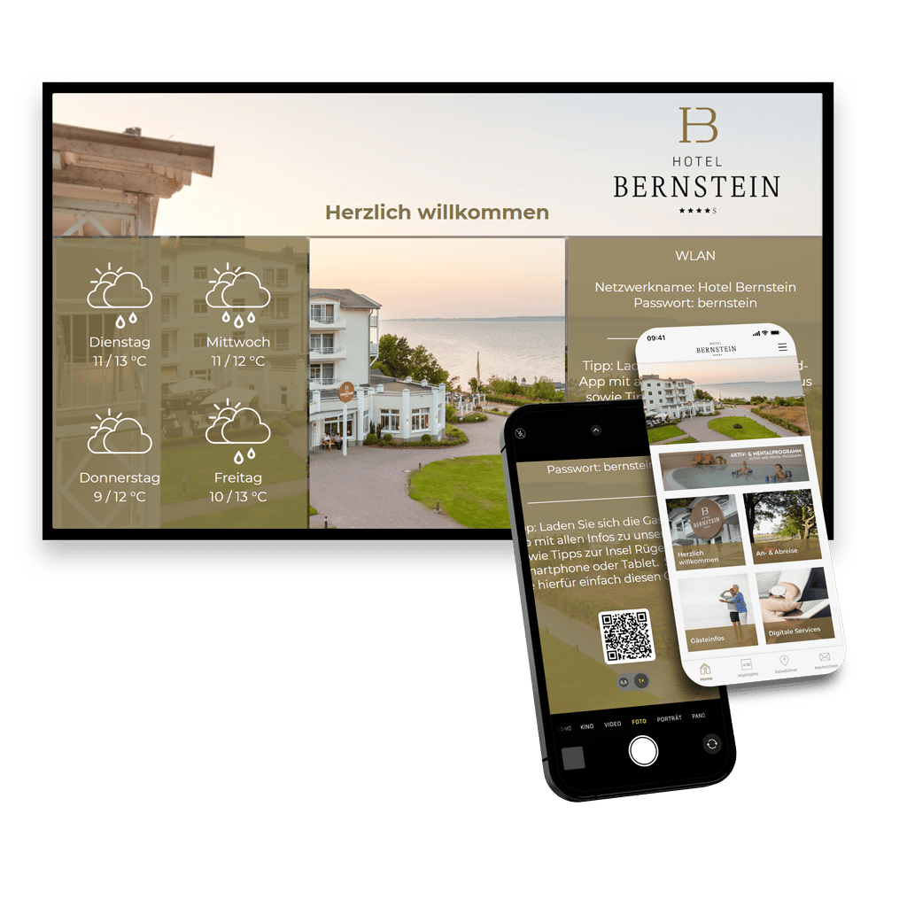 Infokanal Digitale Gästemappe